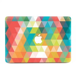 Multicolor Triangles Apple MacBook Skin / Decal