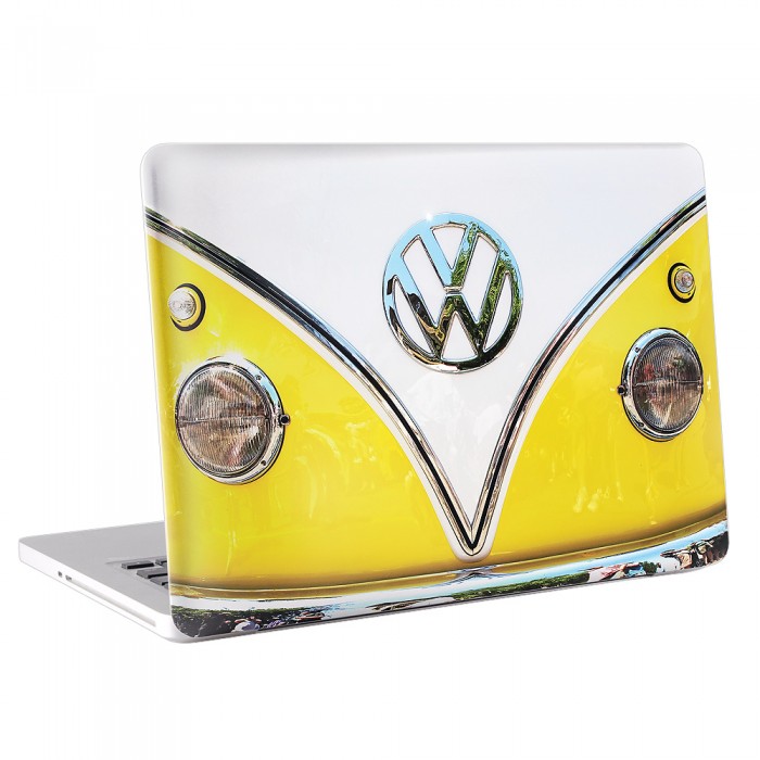 Volkswagen Van Vintage Yellow MacBook Skin / Decal  (KMB-0056)