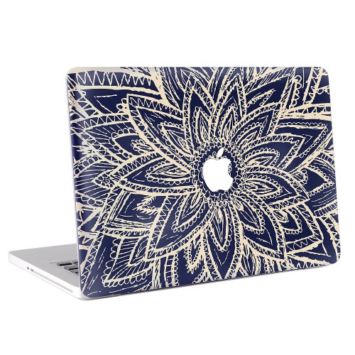สติกเกอร์สกินแม็คบุ๊ค  Abtract Flower Drawing  Apple MacBook Skin Sticker 