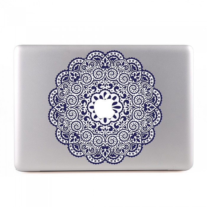 สติกเกอร์สกินแม็คบุ๊ค  มันดาลา Ornamental Mandala type 4 MacBook Skin Sticker  (KMB-0119)