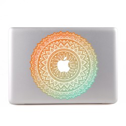สติกเกอร์สกินแม็คบุ๊ค   มันดาลา Ornamental Mandala type 5 Apple MacBook Skin Sticker 
