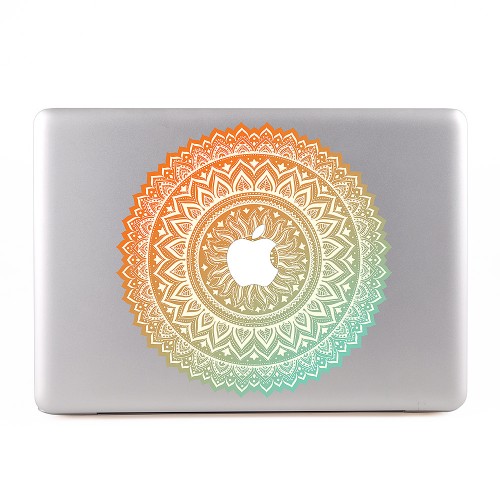 Ornamental Mandala type 5 Apple MacBook Skin Aufkleber