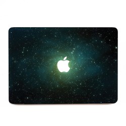 Green Galaxy  Apple MacBook Skin / Decal