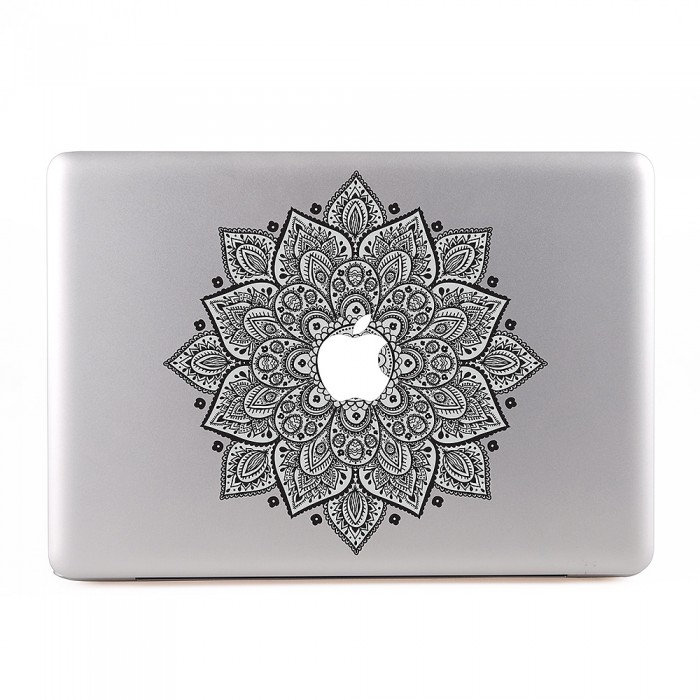 สติกเกอร์สกินแม็คบุ๊ค  Ornamental Mandala type 14 MacBook Skin Sticker  (KMB-0145)