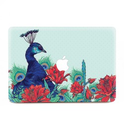 Flowers and Peacock Apple MacBook Skin / Decal
