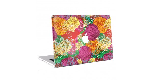 Abstract Floral Colorful MacBook Skin / Decal
