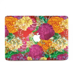 Abstract Floral Colorful Apple MacBook Skin / Decal