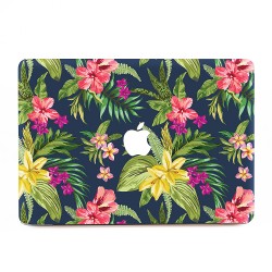 Tropical Flowers Apple MacBook Skin / Decal