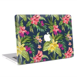 Tropical Flowers Apple MacBook Skin / Decal