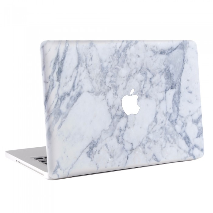 Weißer Marmor Textur MacBook Skin Aufkleber  (KMB-0178)