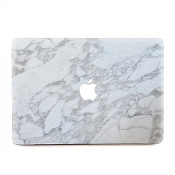 White Marble Stone Apple MacBook Skin / Decal