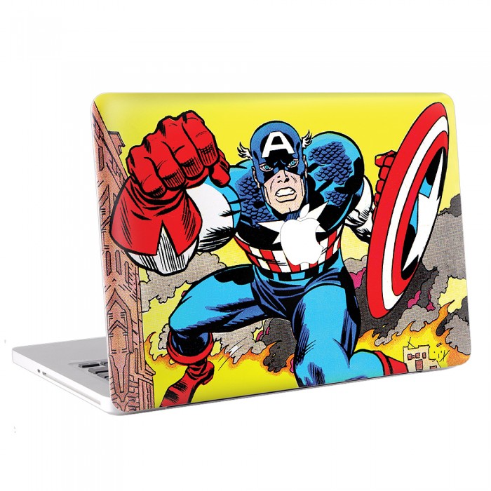 Captain America Comics MacBook Skin / Decal  (KMB-0184)