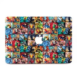 Super Hero Collage Apple MacBook Skin / Decal