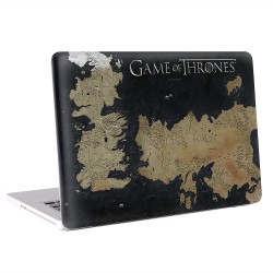 Game Of Thrones World Map of Westeros and Essos Apple MacBook Skin / Decal