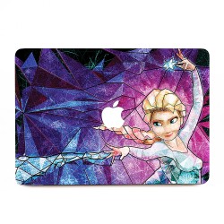 Stained Glass Elsa Frozen Apple MacBook Skin / Decal