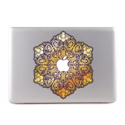 Ornamental Flowers Apple MacBook Skin / Decal