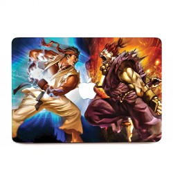 Street Fighter Ryu vs Akuma Apple MacBook Skin / Decal