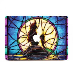 Stained Glass of The Little Mermaid Apple MacBook Skin / Decal