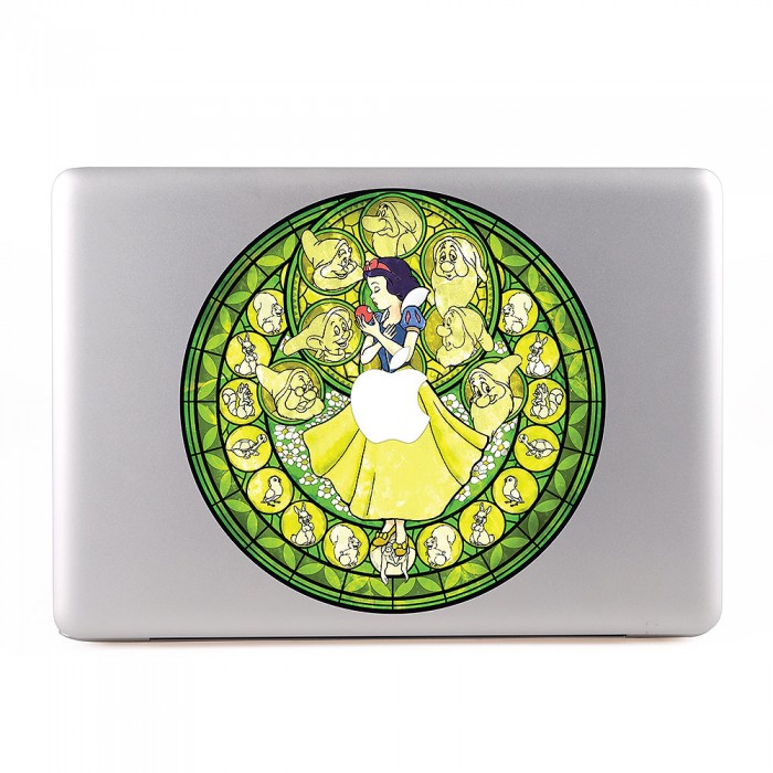Snow White Stained Glass MacBook Skin / Decal  (KMB-0270)