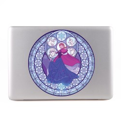 Anna Frozen Stained Glass Apple MacBook Skin / Decal