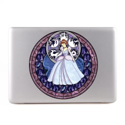 Cinderella Stained Glass Apple MacBook Skin / Decal