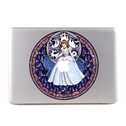 Cinderella Stained Glass Apple MacBook Skin / Decal