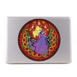 Aurora Stained Glass Apple MacBook Skin / Decal