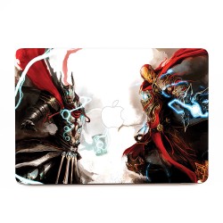 Iron Man and Thor Apple MacBook Skin / Decal