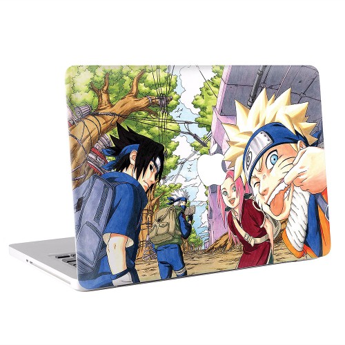 Sakura Sasuke and Naruto MacBook Skin / Decal 