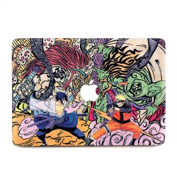 Naruto Vs Sasuke Fight Apple MacBook Skin / Decal