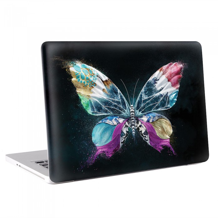 Colorful Butterfly Art MacBook Skin Aufkleber  (KMB-0329)
