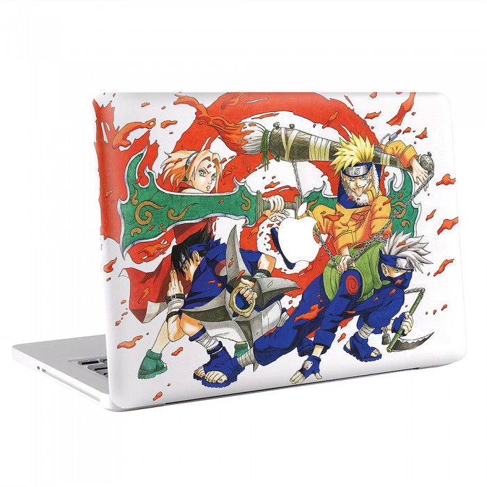 Naruto Fight Art MacBook Skin Aufkleber  (KMB-0393)