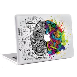 Right Brain Left Brain Apple MacBook Skin / Decal