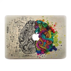 สติกเกอร์สกินแม็คบุ๊ค Left & Right Brain Apple MacBook Skin Sticker 