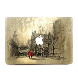Walking in the Rain #1 Apple MacBook Skin / Decal