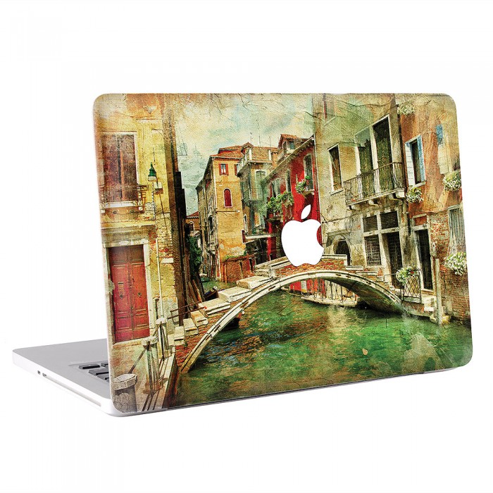 สติกเกอร์สกินแม็คบุ๊ค Painting City MacBook Skin Sticker  (KMB-0431)