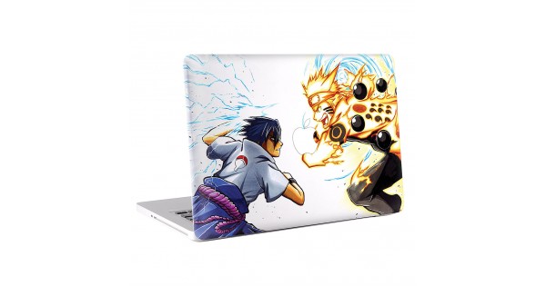 Naruto vs Sasuke - Fighting MacBook Skin / Decal