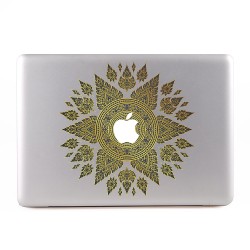 Thai Art Element Traditional Gold Apple MacBook Skin / Decal