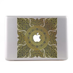 Thai Art Element Traditional Gold #2 Apple MacBook Skin / Decal