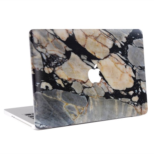 Black Marble Rock Stone Apple MacBook Skin / Decal