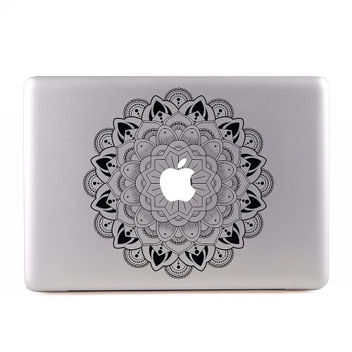 Mandala Flower Apple MacBook Skin Aufkleber