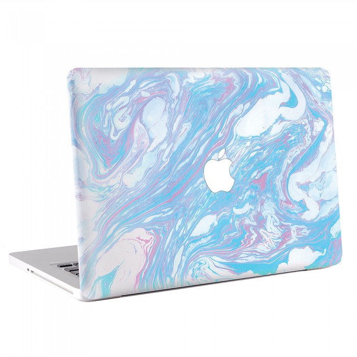 Iridescent Marbling Marble Blue MacBook Skin / Decal  (KMB-0454)