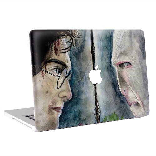 It All Ends Harry Potter Watercolor Apple MacBook Skin Aufkleber