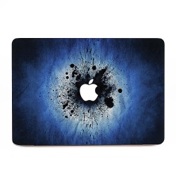 Blue Splatter Watercolor Apple MacBook Skin / Decal