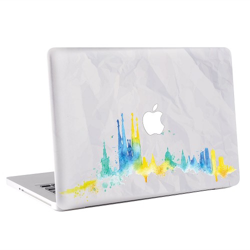 Barcelona Skyline Apple MacBook Skin / Decal