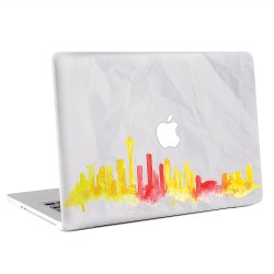 Seattle Skyline Apple MacBook Skin / Decal
