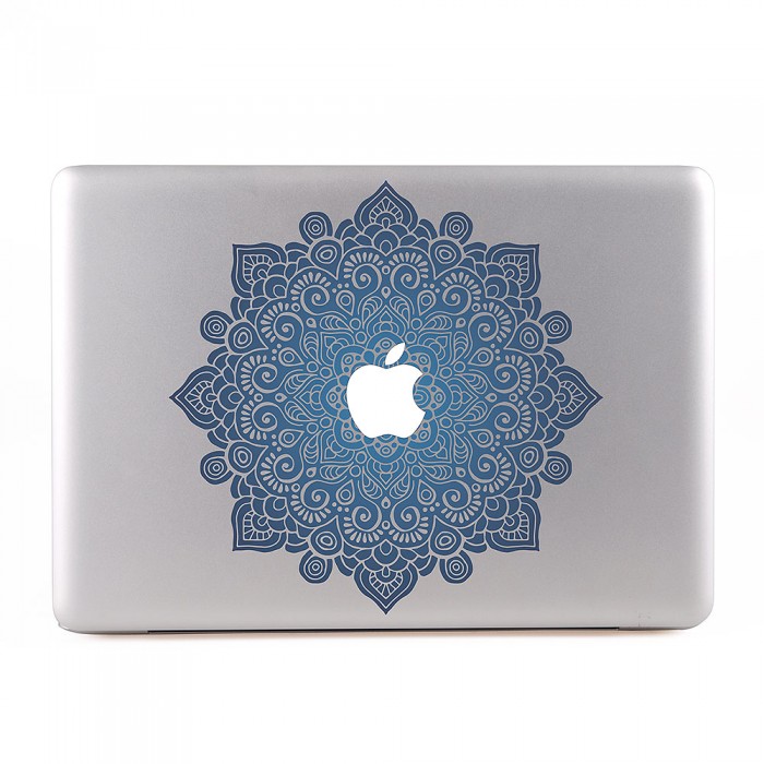 Mandala Dark Blue MacBook Skin / Decal  (KMB-0500)