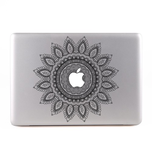 Flower Mandala  Apple MacBook Skin / Decal