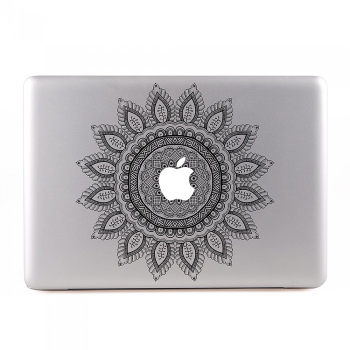 Flower Mandala MacBook Skin Aufkleber  (KMB-0501)