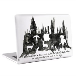 สติกเกอร์สกินแม็คบุ๊ค  Hogwarts Art  Apple MacBook Skin Sticker 